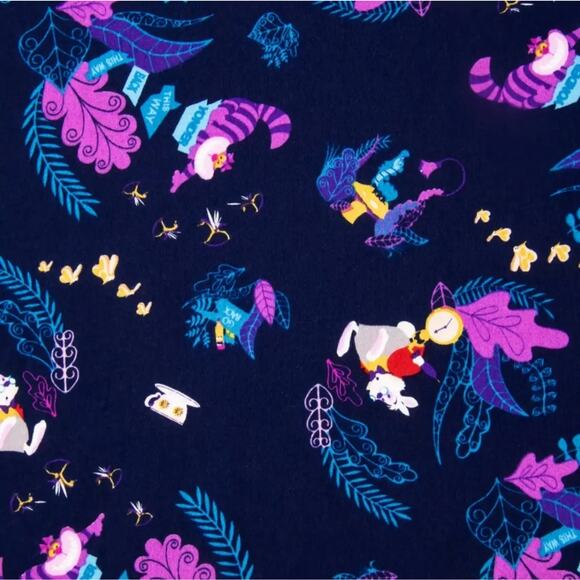 Disney Dress Shop Alice in Wonderland‎ Rockabilly Retro Dress Size Medium New! - Picture 5 of 10